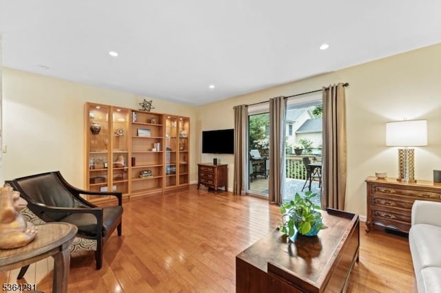 1200 Springfield Ave Unit 3A, New Providence Boro, NJ 07974 - living area with wood finished floors and recessed lighting