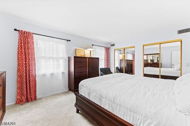 1200 Springfield Ave Unit 3A, New Providence Boro, NJ 07974 - bedroom featuring two closets and carpet flooring