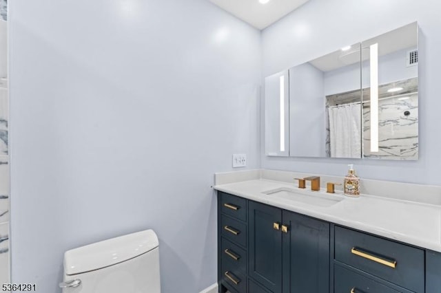 1200 Springfield Ave Unit 3A, New Providence Boro, NJ 07974 - bathroom with vanity and a shower with curtain