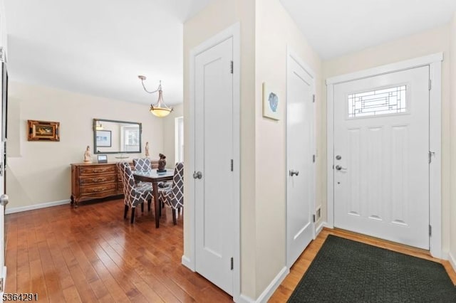 1200 Springfield Ave Unit 3A, New Providence Boro, NJ 07974 - entrance foyer with light wood-style floors and baseboards