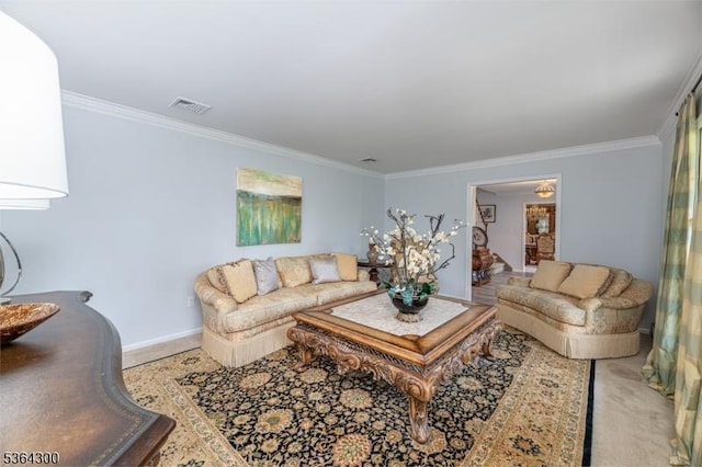 1 Warwick Dr, Washington Twp, NJ 07853 - living area featuring ornamental molding