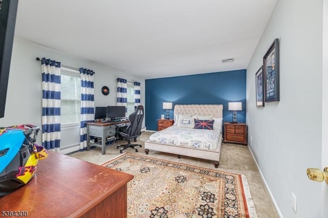 1 Warwick Dr, Washington Twp, NJ 07853 - carpeted bedroom with an office area and baseboards