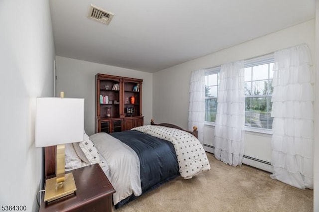 1 Warwick Dr, Washington Twp, NJ 07853 - carpeted bedroom featuring a baseboard radiator