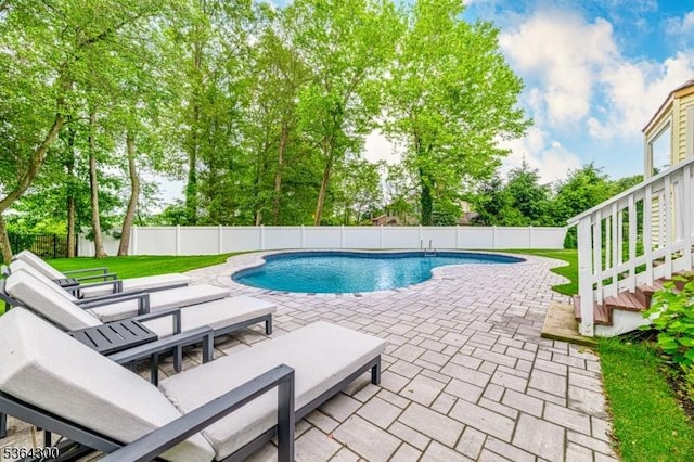 1 Warwick Dr, Washington Twp, NJ 07853 - view of pool with a patio and a fenced backyard
