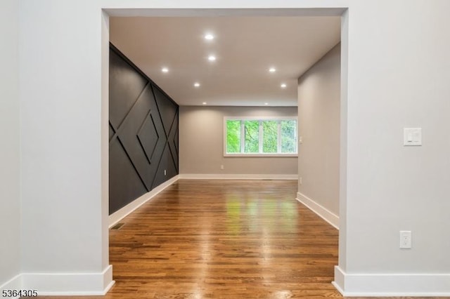 9 Somerset Pl, West Milford Twp, NJ 07480 - empty room with light wood finished floors and recessed lighting