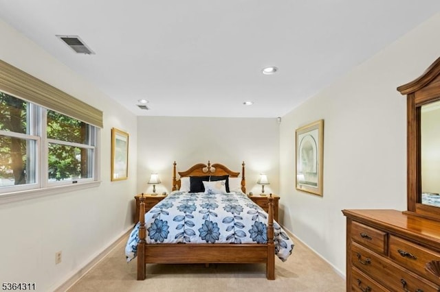 2242 Shawnee Path, Scotch Plains Twp, NJ 07076 - bedroom featuring light carpet and recessed lighting