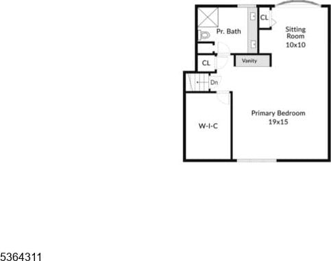 2242 Shawnee Path, Scotch Plains Twp, NJ 07076 - view of room layout