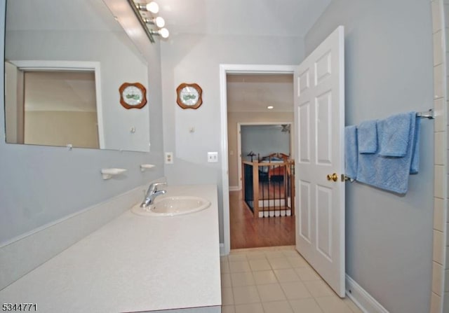 58 Greenbrook Rd, Green Brook Twp, NJ 08812 - bathroom featuring vanity and tile patterned flooring
