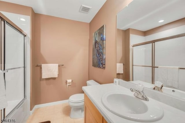 7 Whalen Ct, West Orange Twp, NJ 07052 - bathroom featuring vanity, tile patterned floors, and recessed lighting