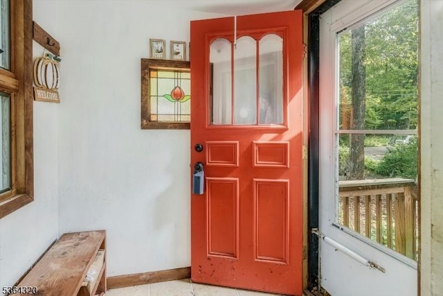 53 Lonaconing Rd, Vernon Twp, NJ 07422 - entrance foyer featuring light tile patterned floors