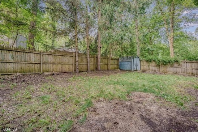 53 Lonaconing Rd, Vernon Twp, NJ 07422 - fenced backyard featuring a storage unit
