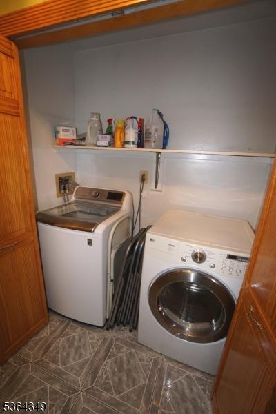 44 Joseph St, Clark Twp, NJ 07066 - laundry area with separate washer and dryer
