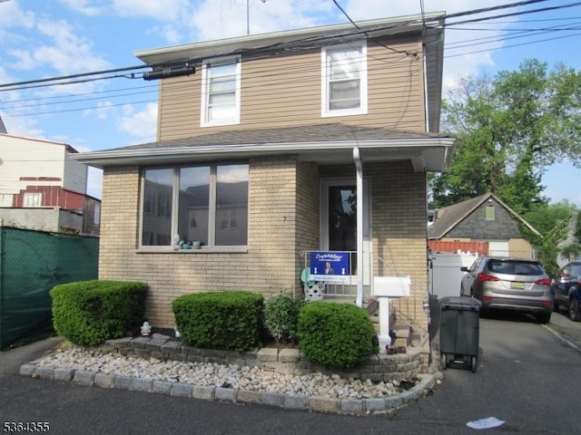 7 Brunswick Ave, Union Twp, NJ 07088 - view of front of home with brick siding