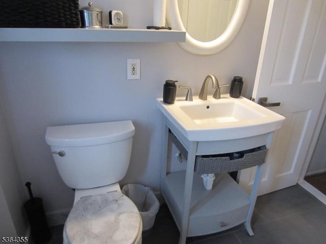 7 Brunswick Ave, Union Twp, NJ 07088 - bathroom with toilet and tile patterned flooring