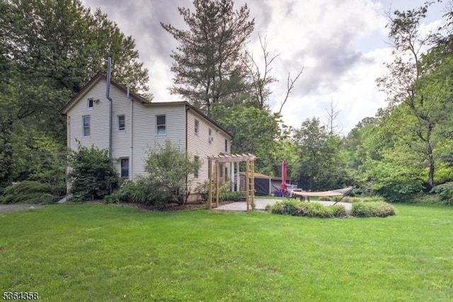 2056 State Route 31, Lebanon Twp, NJ 08826 - view of grassy yard with a pergola