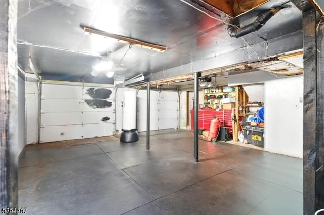 1126-1200 Grant Ave, Plainfield City, NJ 07060 - garage with gas water heater