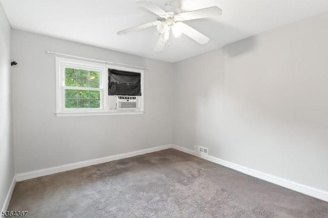 1126-1200 Grant Ave, Plainfield City, NJ 07060 - unfurnished room featuring carpet, cooling unit, and a ceiling fan