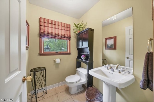125 Drakestown Rd, Washington Twp, NJ 07853 - bathroom with toilet and tile patterned flooring