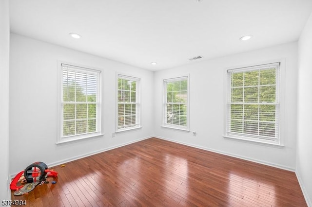 156 Arrowgate Dr, Randolph Twp, NJ 07869 - empty room featuring wood-type flooring and recessed lighting