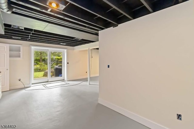 1 Deborah Dr, Morris Twp, NJ 07960 - basement featuring baseboards