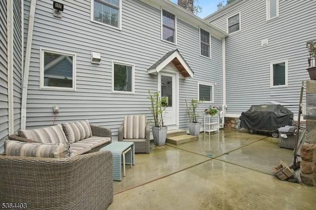 18 Forest Trl, Bernards Twp, NJ 07920 - view of patio / terrace featuring an outdoor hangout area and grilling area