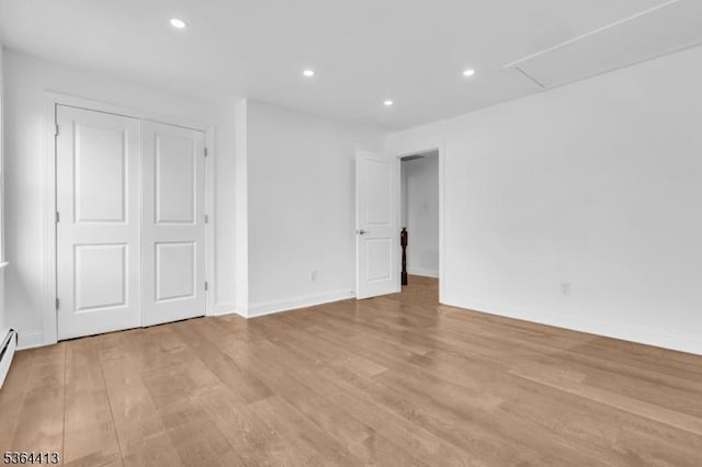 71 Tiffany Dr, East Hanover Twp, NJ 07936 - empty room featuring light wood finished floors and recessed lighting