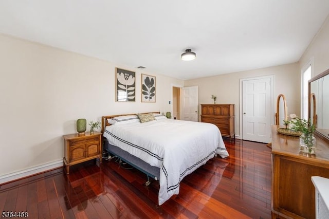 28 Overlook Ter, Maplewood Twp, NJ 07040 - bedroom with hardwood / wood-style flooring and baseboards