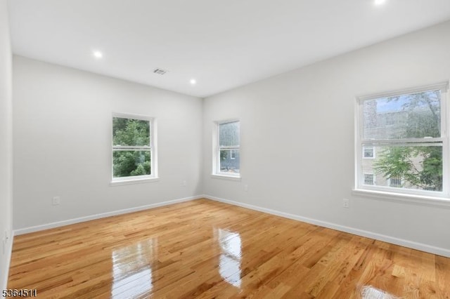 22 Speedway Ave, Newark City, NJ 07106 - unfurnished room featuring light wood-type flooring and recessed lighting