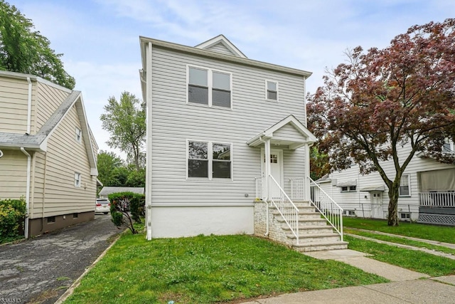 125 Birch St, Bloomfield Twp, NJ 07003 - view of front of house with a front lawn