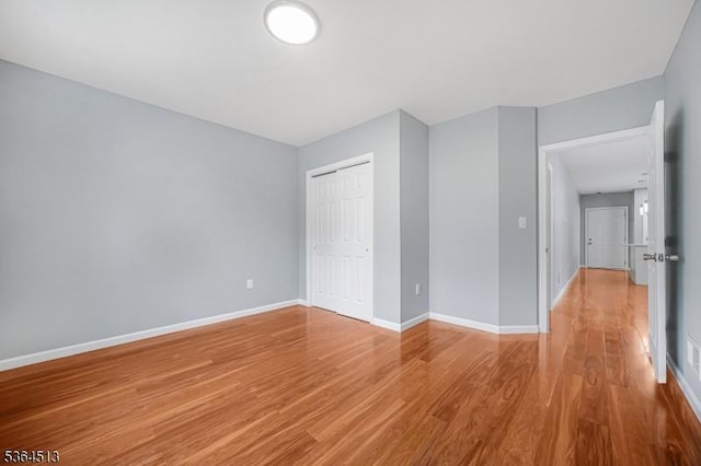 125 Birch St, Bloomfield Twp, NJ 07003 - empty room featuring light wood-style floors and baseboards