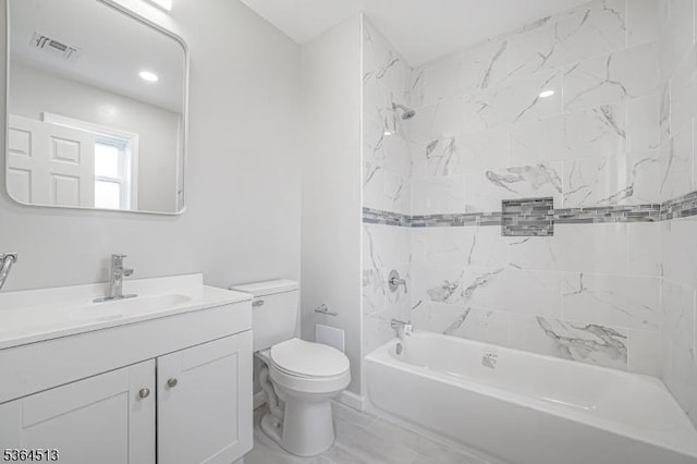 125 Birch St, Bloomfield Twp, NJ 07003 - bathroom with vanity and shower / bathtub combination