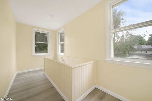 125 Birch St, Bloomfield Twp, NJ 07003 - corridor featuring wood finished floors and an upstairs landing