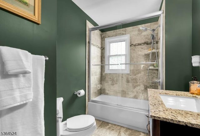 32 Sanford Dr, Randolph Twp, NJ 07869 - full bath with vanity and shower / bath combination with glass door