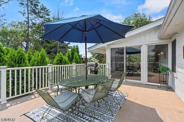 31 Somerville Rd, West Milford Twp, NJ 07421 - view of patio featuring outdoor dining space and area for grilling
