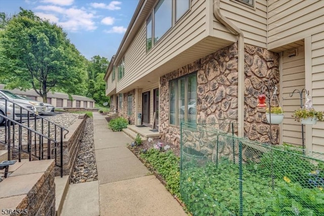 312 Cheyenne Rd Unit 312, Andover Twp, NJ 07848 - view of side of property with stone siding