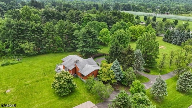 84 Liberty Corner Rd, Warren Twp, NJ 07059 - aerial view of sparsely populated area with a heavily wooded area