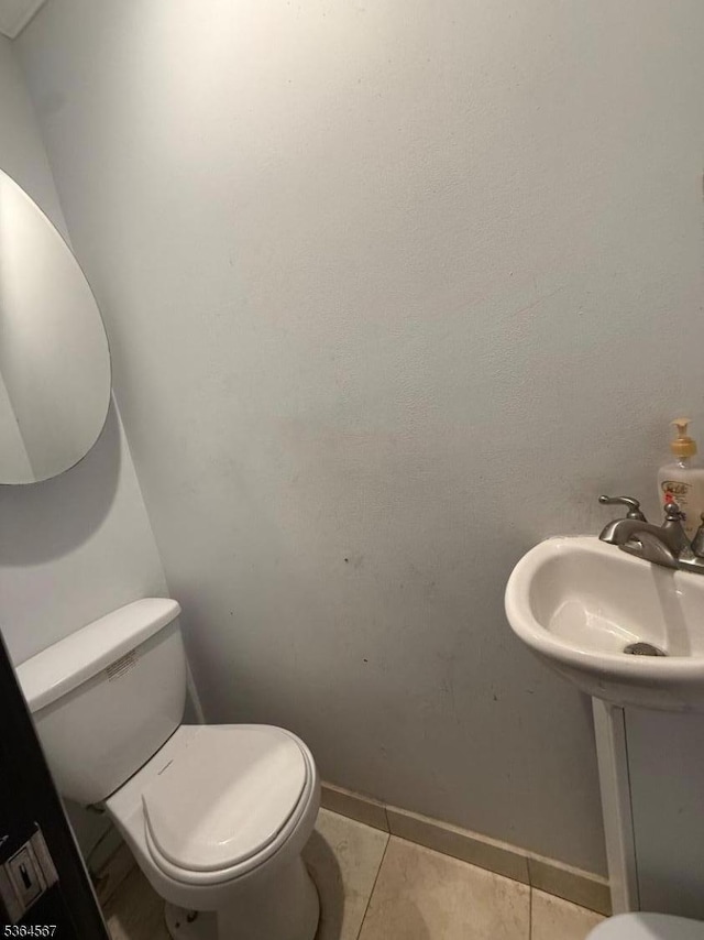 69 Lewis St, Perth Amboy City, NJ 08861 - half bath featuring toilet and tile patterned flooring