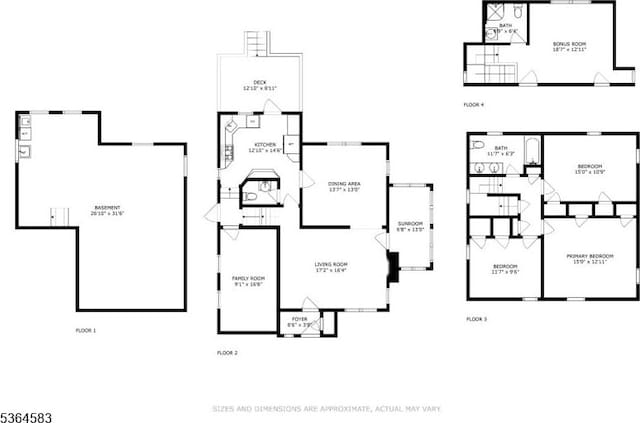 18 Lasalle Ave, Cranford Twp, NJ 07016 - view of home floor plan
