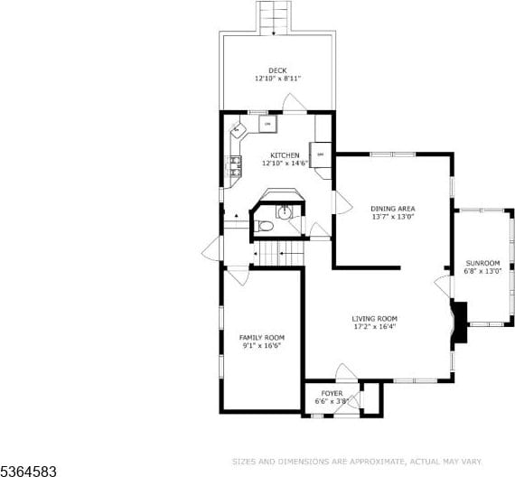 18 Lasalle Ave, Cranford Twp, NJ 07016 - view of home floor plan