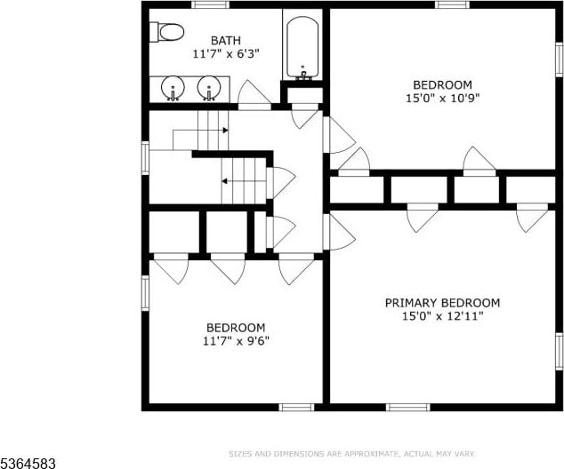 18 Lasalle Ave, Cranford Twp, NJ 07016 - view of home floor plan