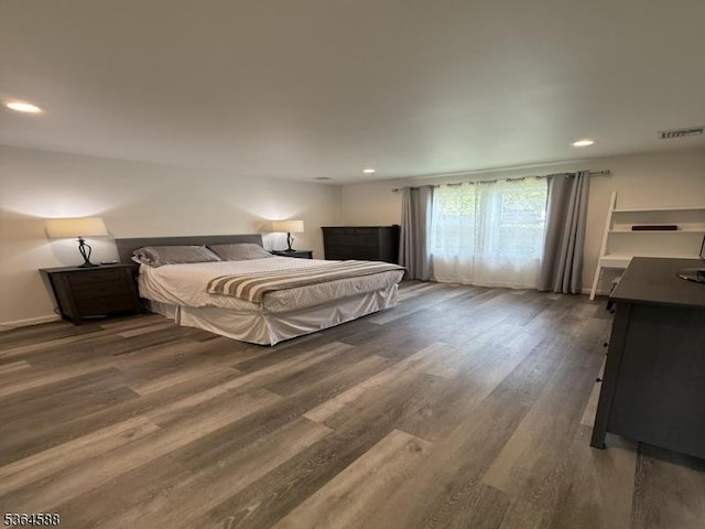 65 Lake Shore Dr, Sparta Twp, NJ 07871 - bedroom featuring wood finished floors and recessed lighting