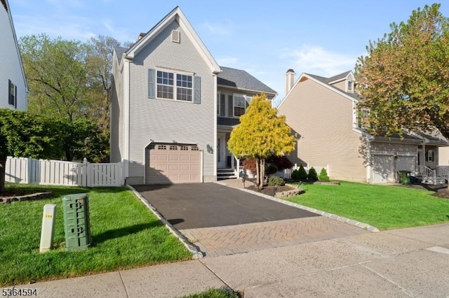 54 Magellan Way, Franklin Twp, NJ 08823 - view of front of home with asphalt driveway and a garage