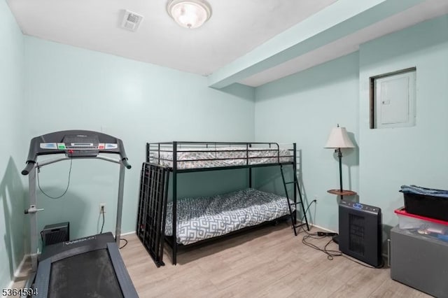 54 Magellan Way, Franklin Twp, NJ 08823 - bedroom featuring wood finished floors and electric panel