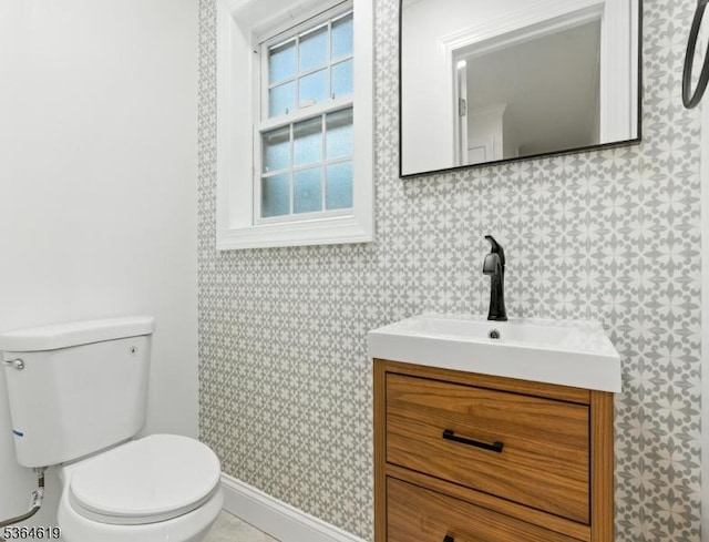 28-30 Reynolds Pl, Newark City, NJ 07106 - bathroom with vanity and wallpapered walls