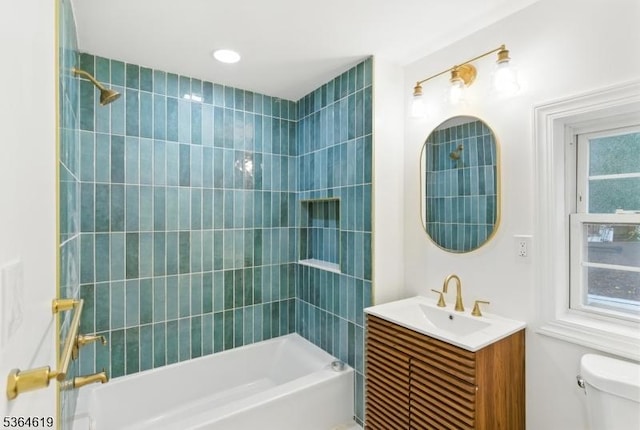 28-30 Reynolds Pl, Newark City, NJ 07106 - full bathroom featuring vanity and shower / washtub combination