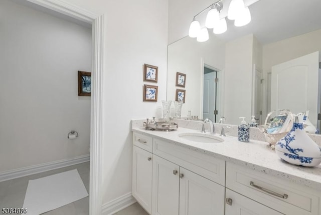 19 Whitney Farm Pl, Morris Twp, NJ 07960 - bathroom featuring vanity and baseboards