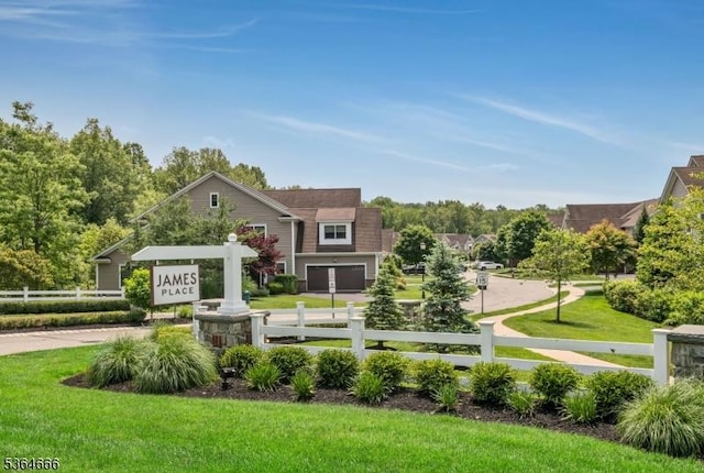 19 Whitney Farm Pl, Morris Twp, NJ 07960 - view of property's community with a garage