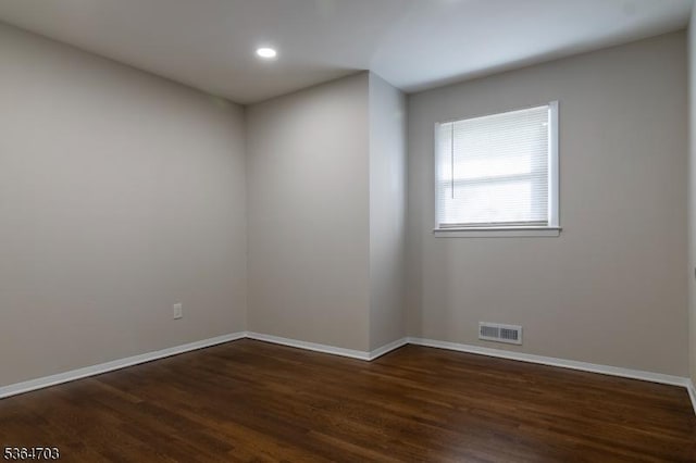 123 Baier Ave, Franklin Twp, NJ 08873 - empty room with wood finished floors and recessed lighting
