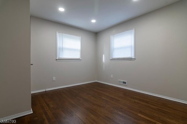 123 Baier Ave, Franklin Twp, NJ 08873 - unfurnished room with wood finished floors and recessed lighting