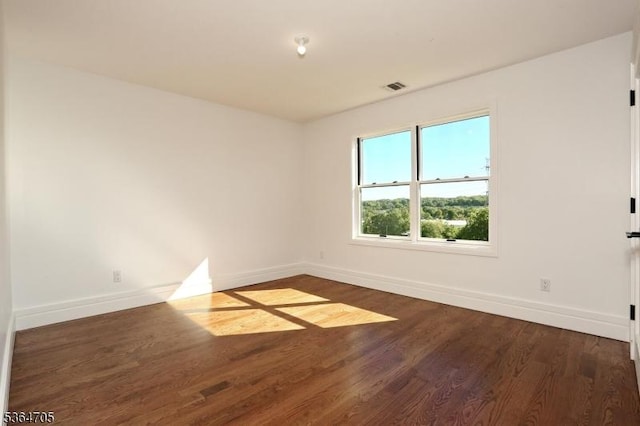 17 Mountain Ave, Mahwah Twp, NJ 07430 - empty room with baseboards and dark wood-type flooring